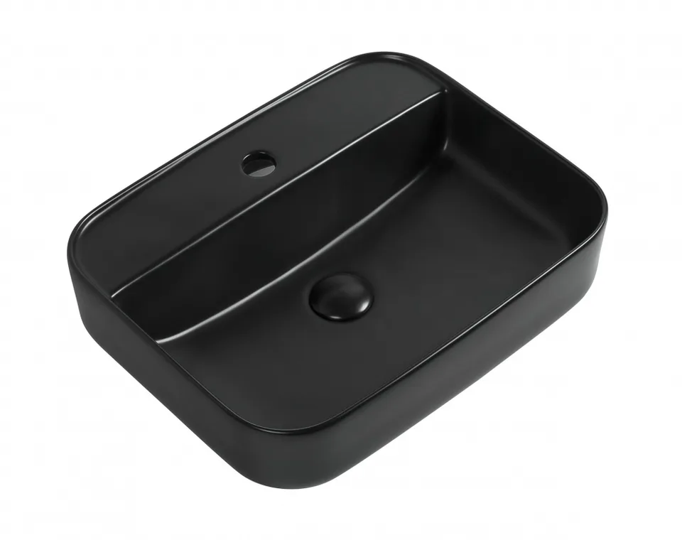 Раковина накладная TIMO INARI TK-505MB (50,5*40,5*14)