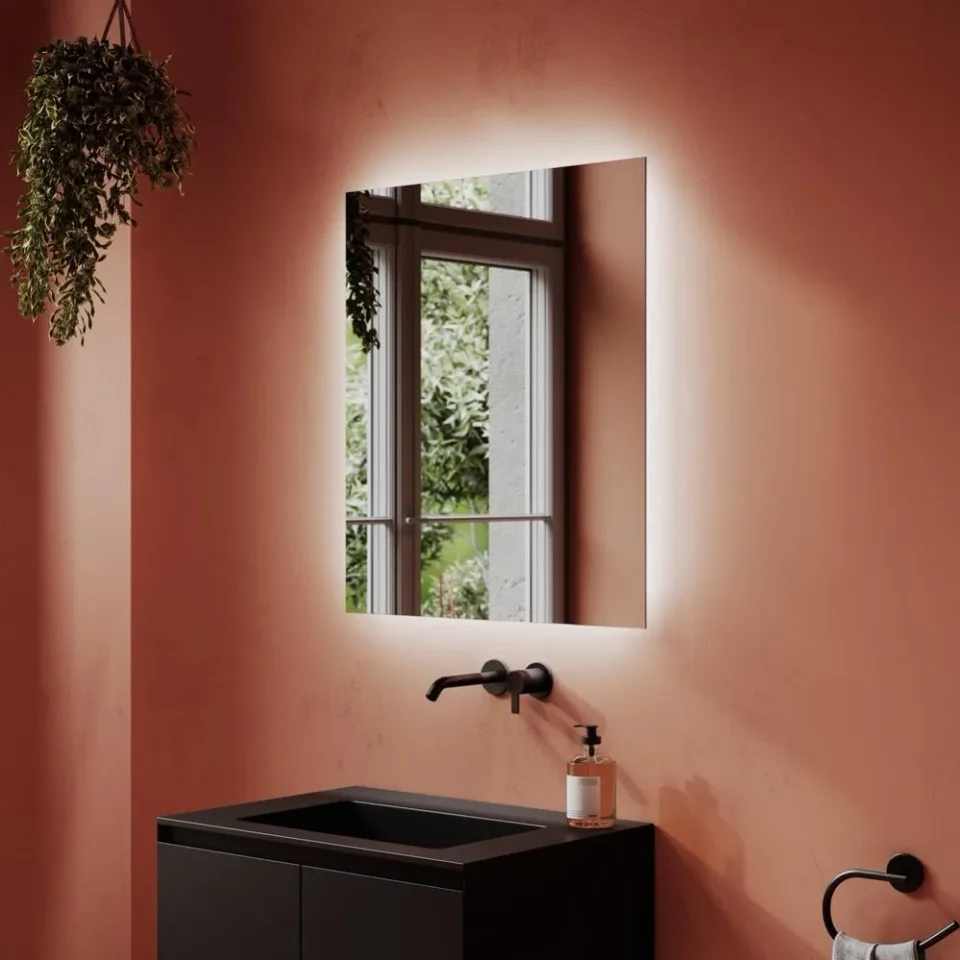 Зеркало Sancos Поле/Square 70*80 с подсветкой