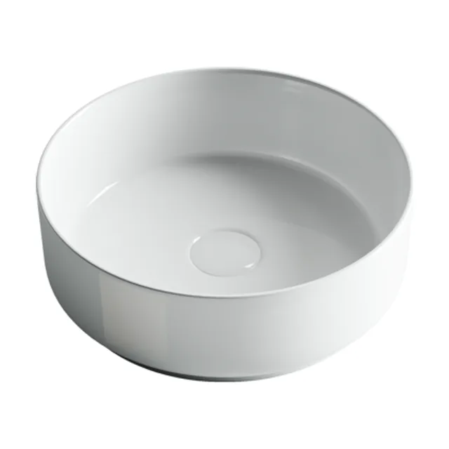 Раковина из сантехнического фарфора Ceramica Nova Элемент (Element) 36 см CN5001 накладная цвет белый