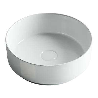 Раковина из сантехнического фарфора Ceramica Nova Элемент (Element) 36 см CN5001 накладная цвет белый