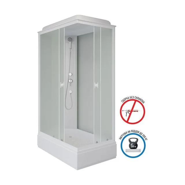 Душевая кабина Niagara Promo P110/80/26Q/MT (110х80х215)