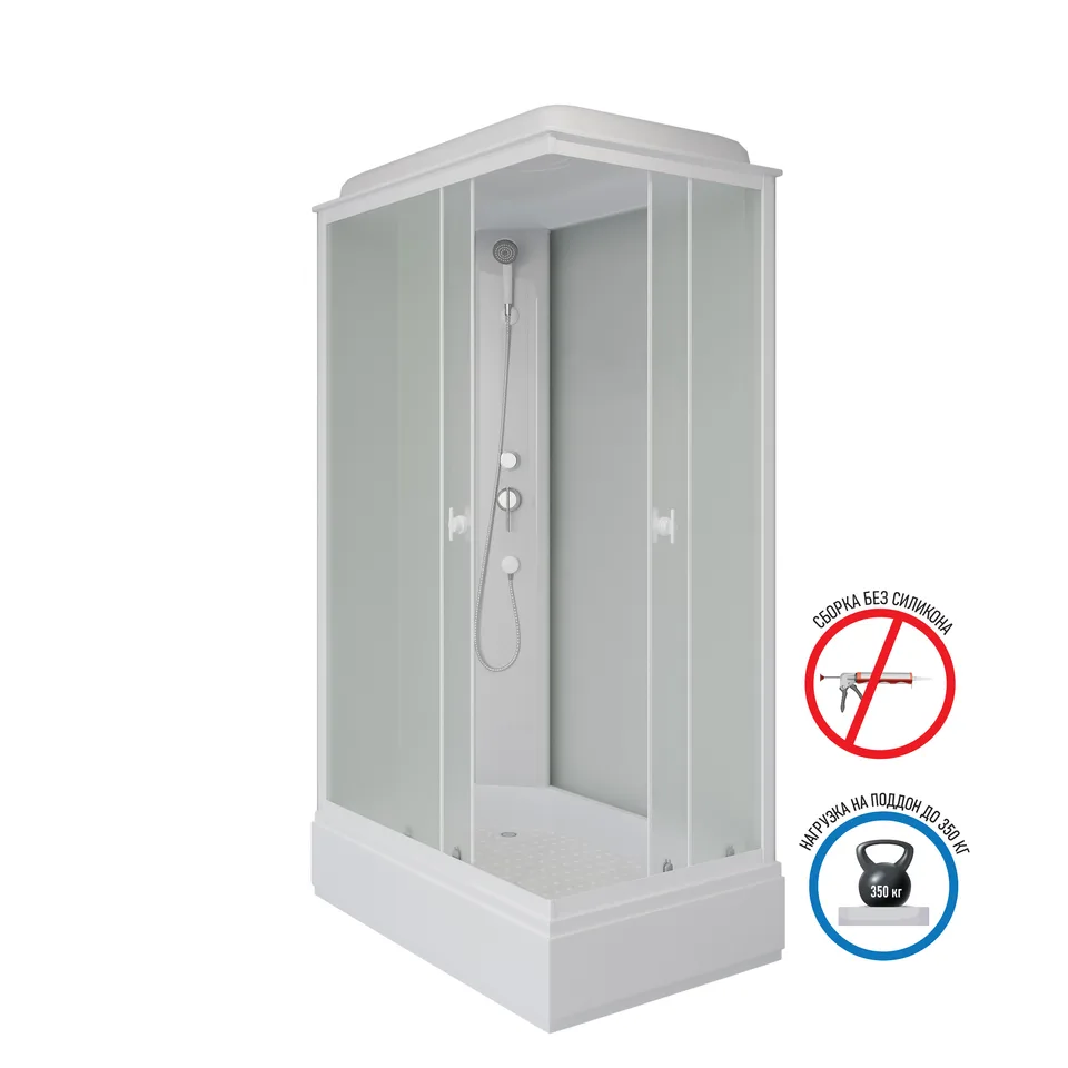 Душевая кабина Niagara Promo P120/90/26Q/MT (120х90х215) 4 места