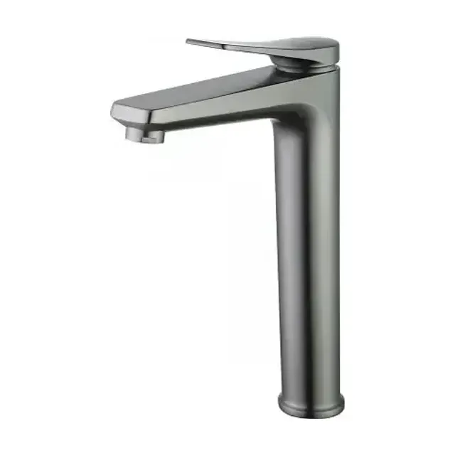Смеситель Lemark Bronx LM3709GM для раковины с донным клапаном графит