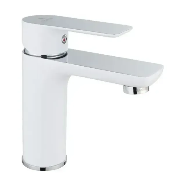 Смеситель Aquanet Arctic AF520-10СW для раковины хром/белый