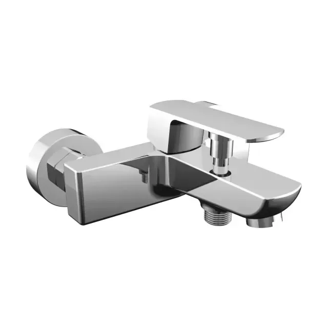 Смеситель AZARIO ATRI для ванны с коротким изливом, хром (AZ-15960501)