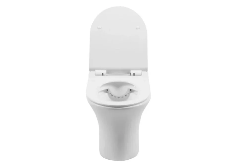 Подвесной унитаз Aquanet Roll-W 37*54,5 безободковый с крышкой-сиденьем микролифт Slim