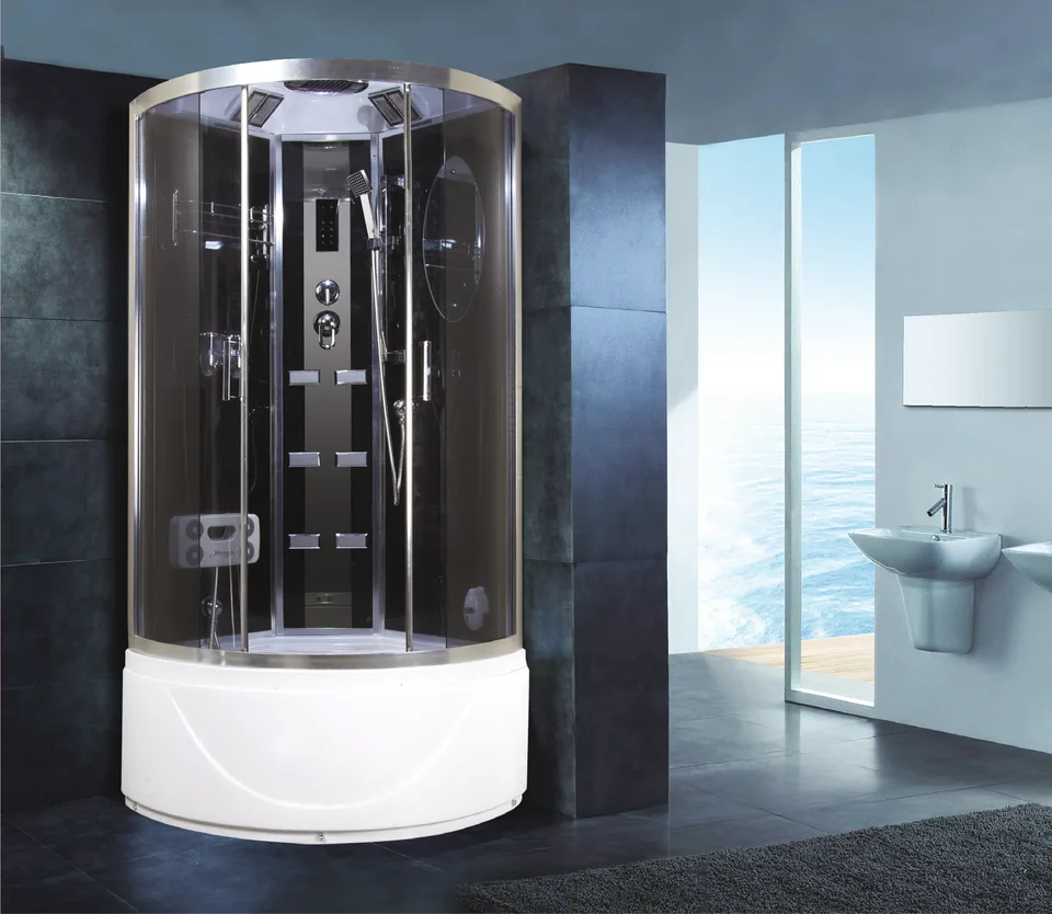 Душевая кабина Niagara Ultra NG-908-01 (90х90х220) высокий поддон(46см),стекло тонированное,4 места