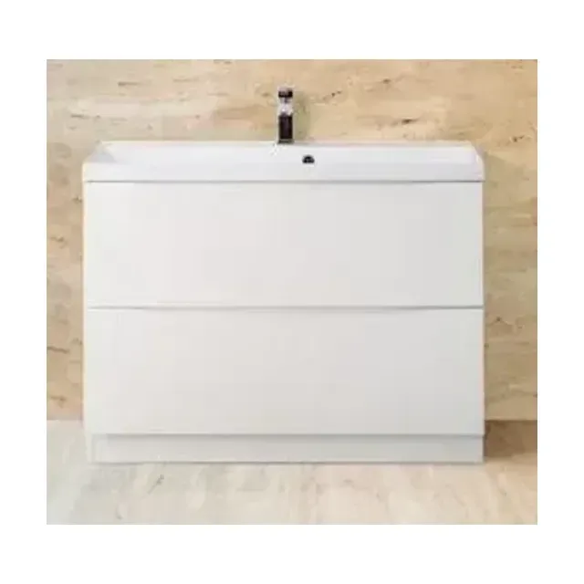 Тумба с раковиной BelBagno Марино (Marino) 80 белый глянец напольная