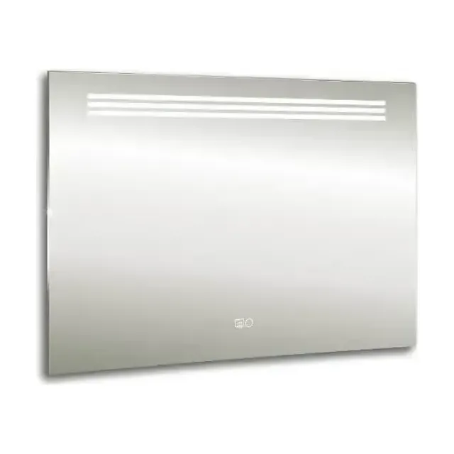 Зеркало Aquanika Quadro 80*60 AQQ6080RU01 с подсветкой и сенсорным выключателем, антипар, часы
