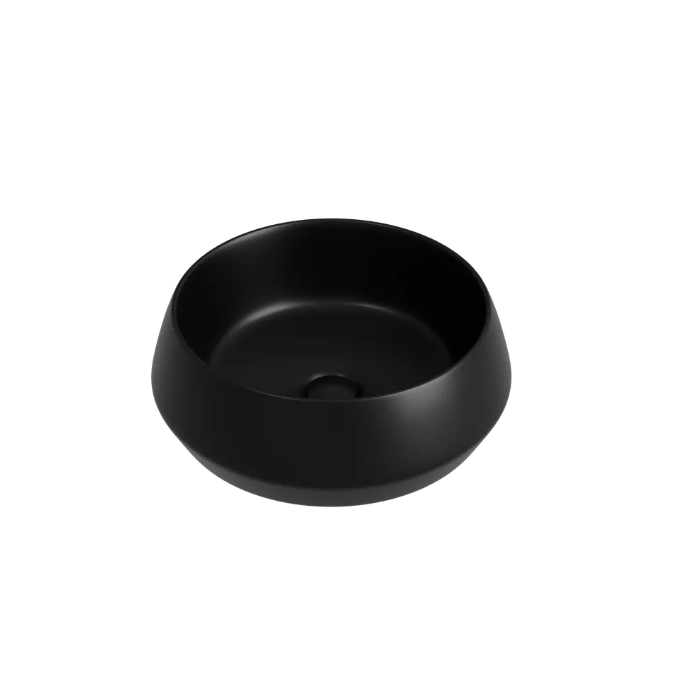 Раковина из сантехнического фарфора Ceramica Nova Майя (Maya) 40 см CN12004MB накладная цвет черный матовый