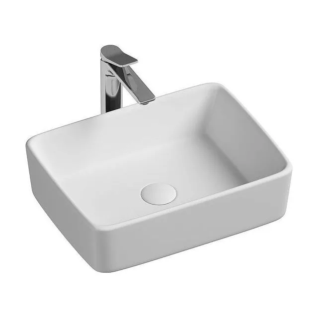 Раковина из сантехнического фарфора Ceramica Nova Элемент (Element) 48 см CN6037 накладная цвет белый