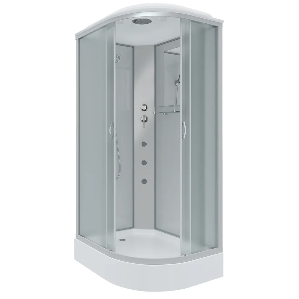 Душевая кабина Niagara Classic NG-3312-14LG (120х80х215) низкий поддон(13см),стекло матовое,3 места
