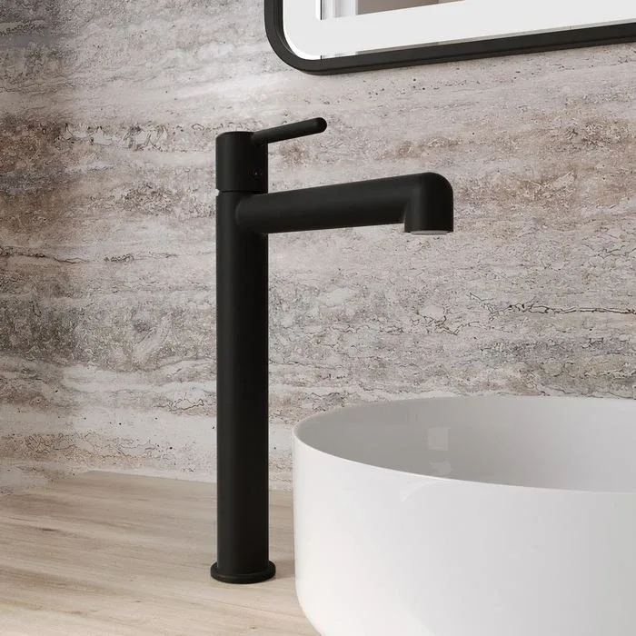 Смеситель Iddis Эйгер (Aiger) AIGBL01i01 для накладной раковины, черный матовый
