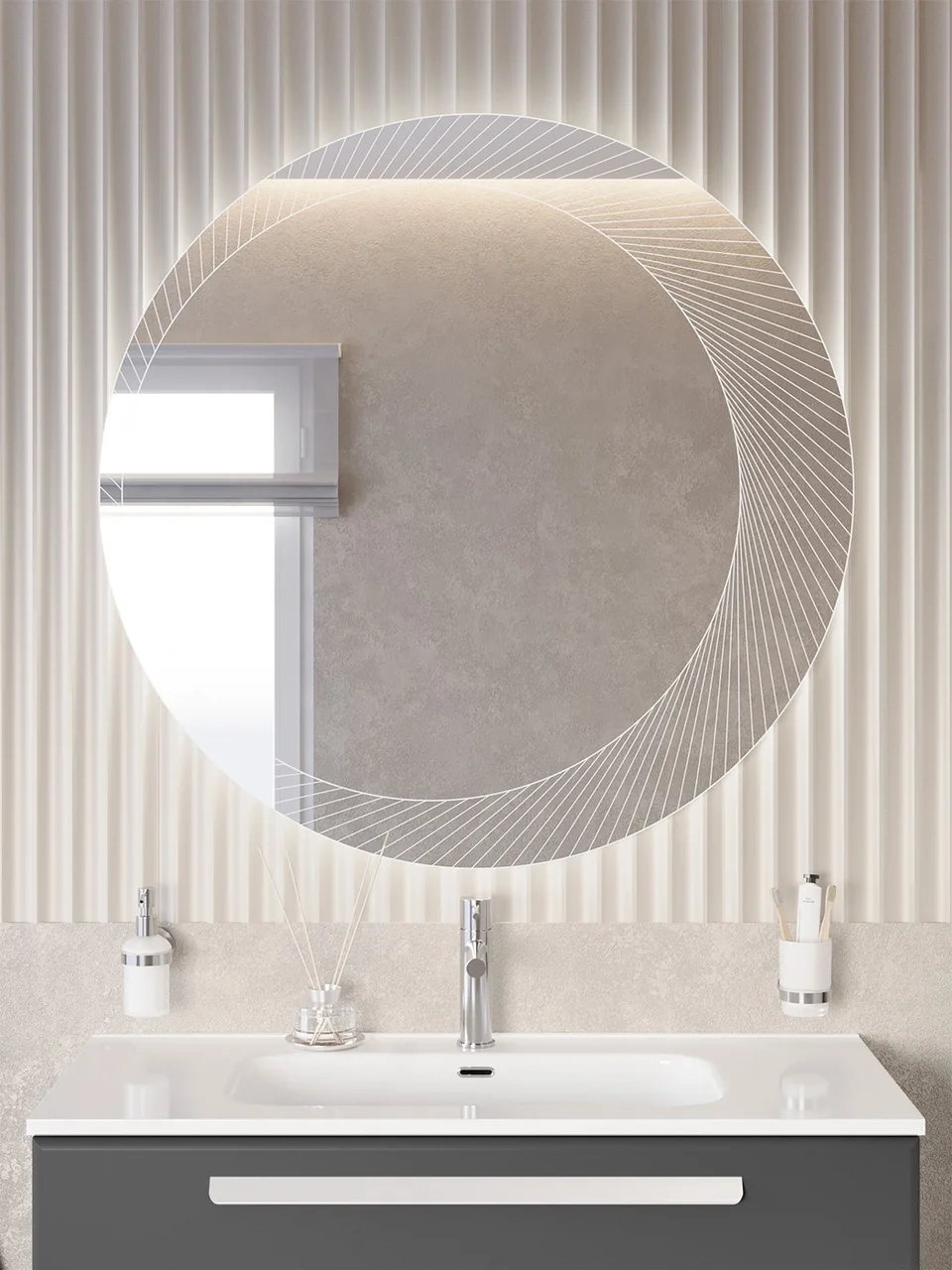 Зеркало CEZARES CZR-SPC-D1000-LED