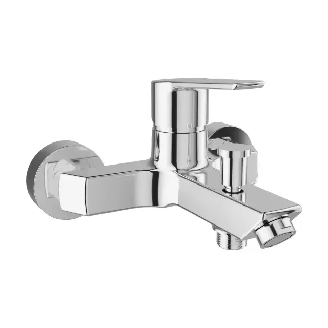 Смеситель AZARIO ENZO для ванны с коротким изливом, хром (AZ-15710501)