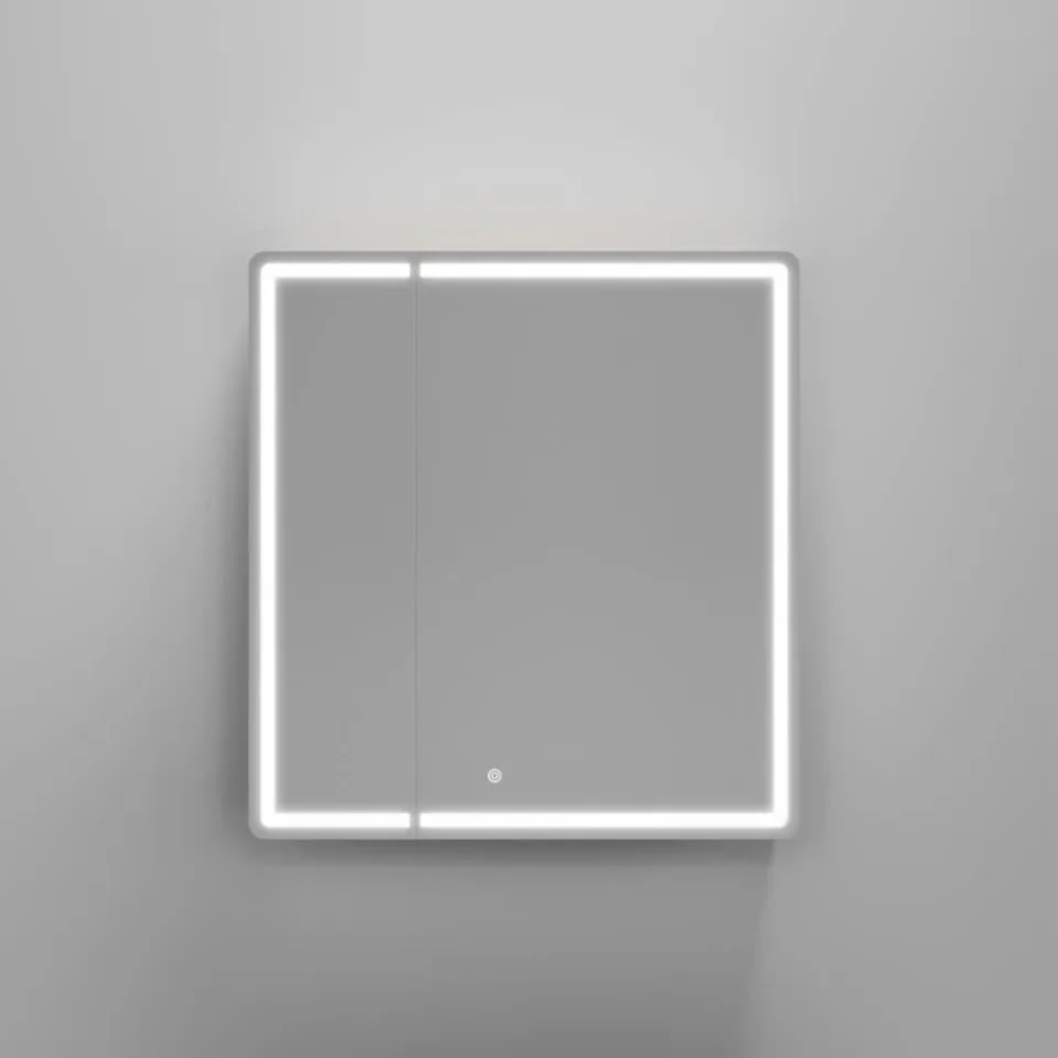 Зеркало-шкаф Sancos Mirror 69*74 с Led подсветкой дуб галифакс натуральный
