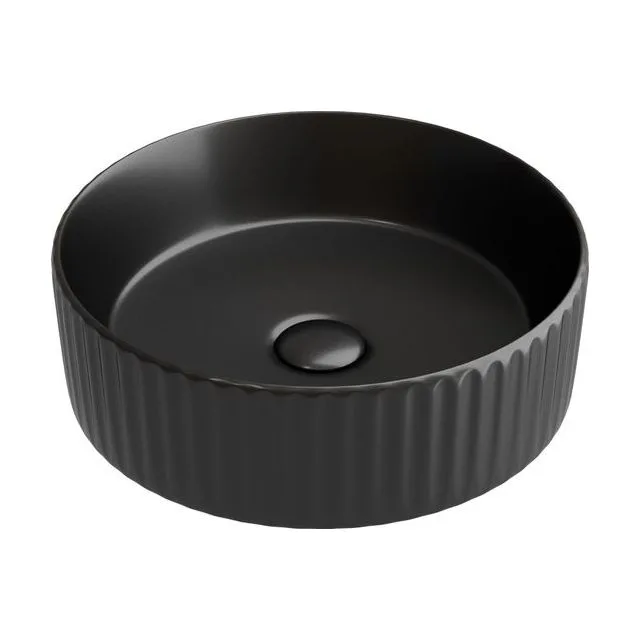 Раковина из сантехнического фарфора Ceramica Nova Элемент (Element) 36 см CN6057MB накладная цвет черный матовый