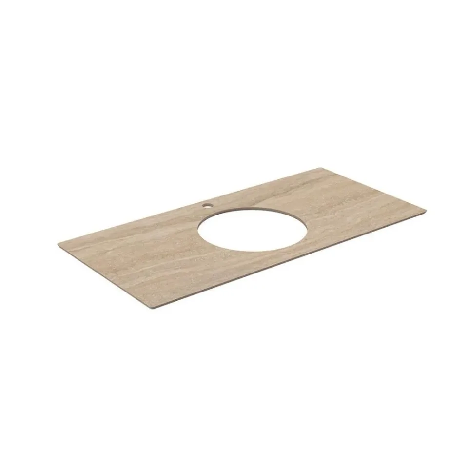 Столешница Kerama Marazzi Plaza 100 Риальто песочный для раковин Artbasin