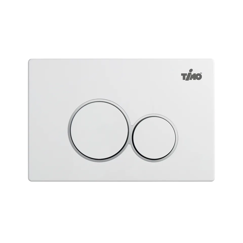 Кнопка смыва TIMO KULO FP-001W (250x165) white