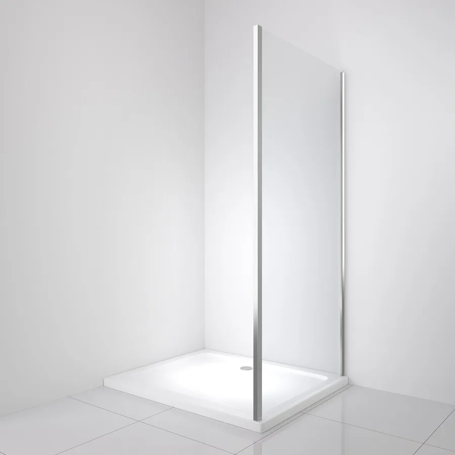 Боковая панель BelBagno LUCE-100-FIX-C-Cr