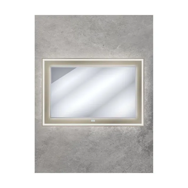 Зеркало со встроенной и контурной подсветками CEZARES CZR-SPC-SLIDER-800-800-LED-TCH-GR