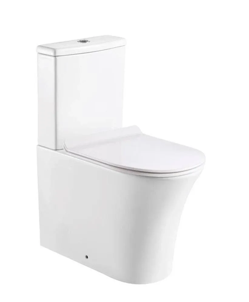Унитаз-компакт Orans Ceramic WM-9906G 36,5*64 безободкковый с крышкой-сиденьем микролифт Slim