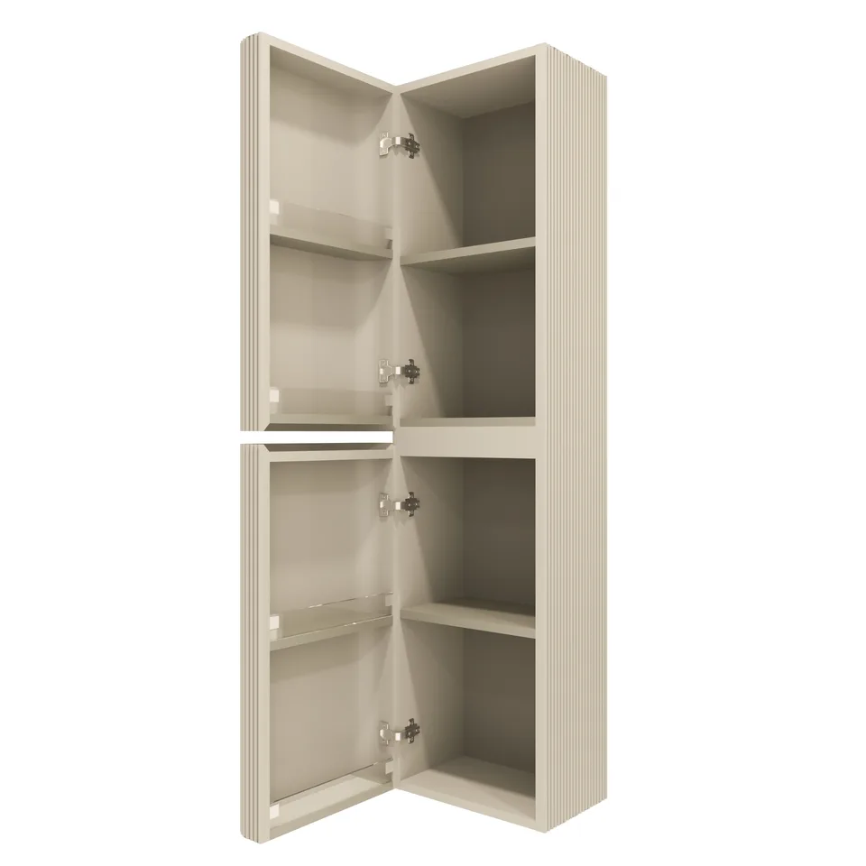 Шкаф Альто (Alto) VSC-4A150MLBG-L подвесной, левый, 1500*404*350, светло-бежевый матовый