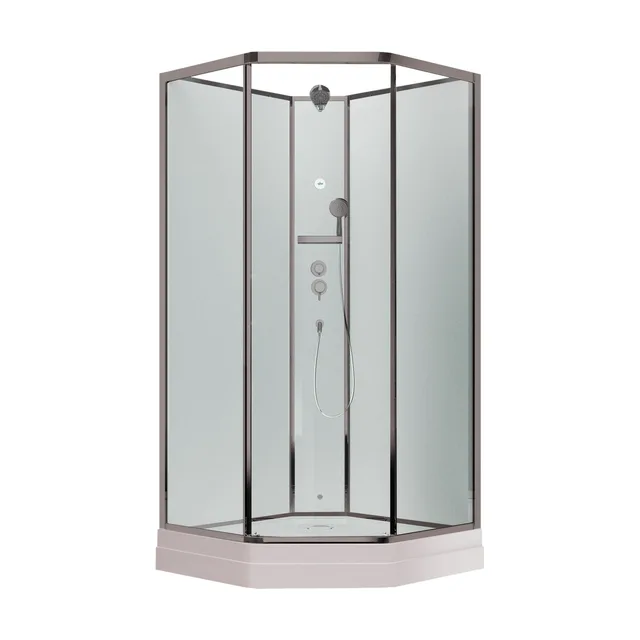Timo Premium ILMA 701 душевая кабина с крышей, хамам и стульчиком 100*100*225