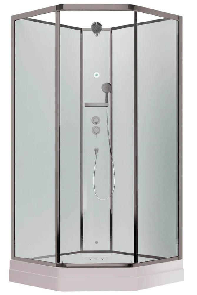 Timo Premium ILMA 701 душевая кабина с крышей, хамам и стульчиком 100*100*225