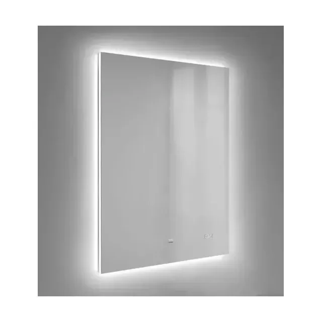 Зеркало Raval Kvadro 60*80 с led-подсветкой и часами