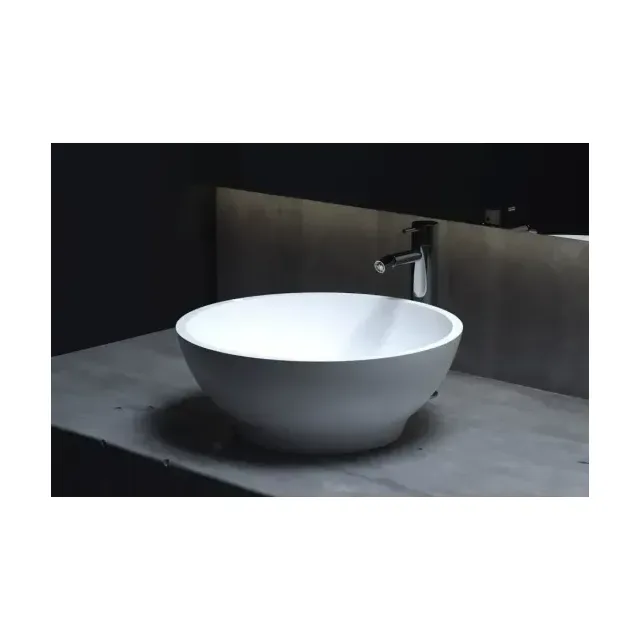 Накладная раковина Salini Gloria 03 S-Stone 41,5*41,5 белая матовая