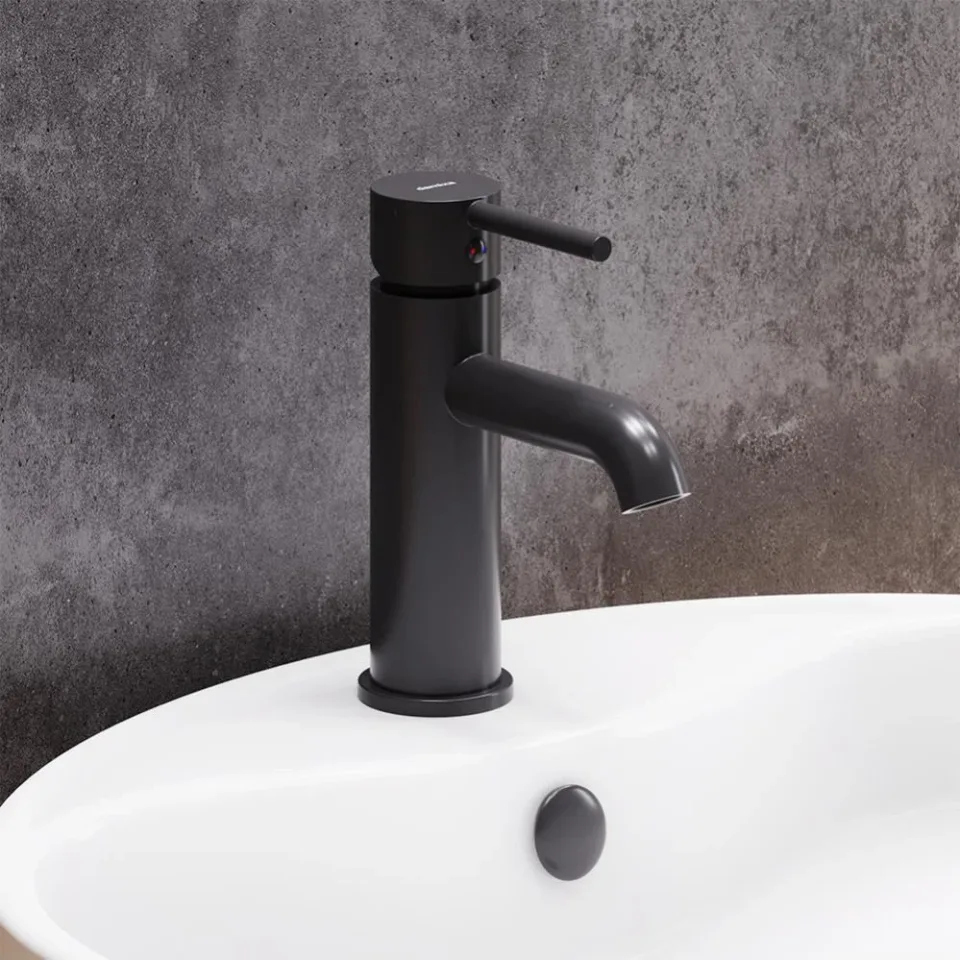 Смеситель Damixa Scandinavian Pure 360210300 для раковины черный матовый