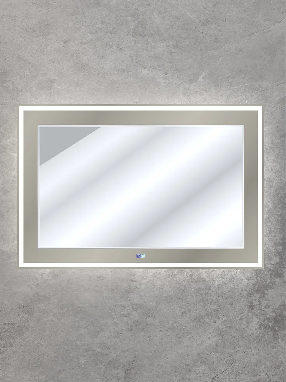 Зеркало со встроенной и контурной подсветками CEZARES CZR-SPC-RELAX-1000-800-LED-TCH-GR