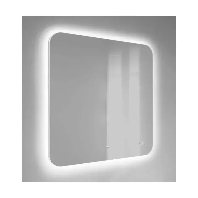 Зеркало Raval Ego 80 с led-подсветкой и часами