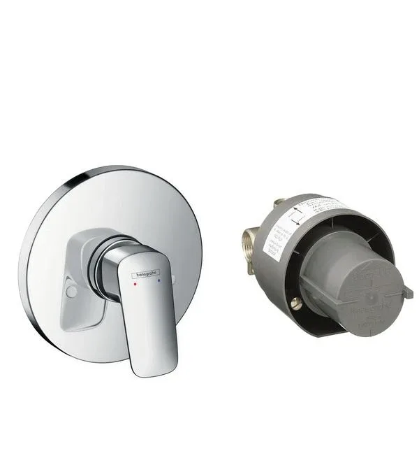 Смеситель HansGrohe Logis 71666000 для душа на 1 выход скрытый монтаж