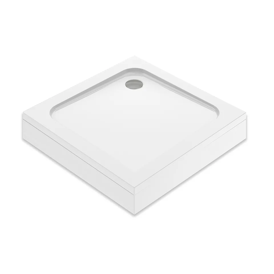 Душевой поддон Domani-Spa Cube 110, 100×100 см, с каркасом и экраном