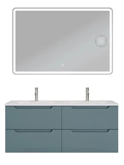 Комплект мебели BelBagno Этна (Etna) 120 голубой матовый (раковина BB-8099-120-2)