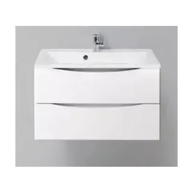 Тумба с раковиной BelBagno Марино (Marino) 80 белый глянец подвесная