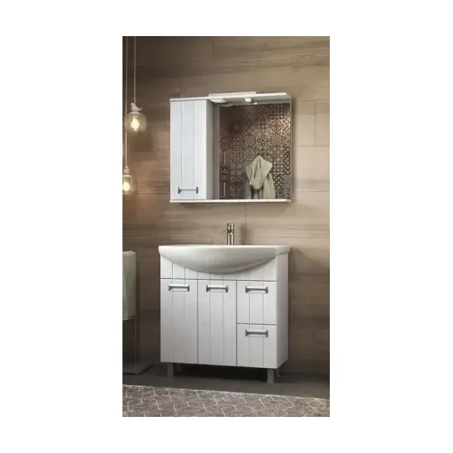 Комплект мебели Vigo Diana 80 белый, 2 дверцы, 2 ящика