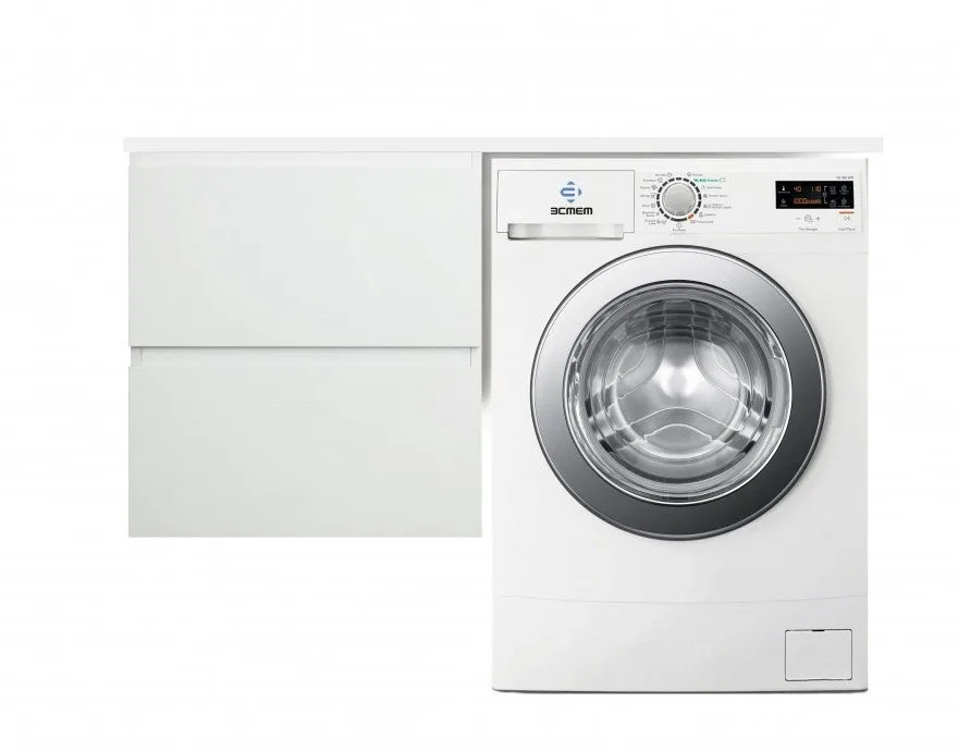 Тумба с раковиной Эстет Dallas Luxe 150 L подвесная 2 ящика белая ФР-00009685