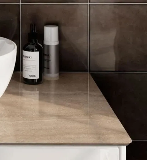 Столешница Kerama Marazzi Plaza 100 Риальто песочный для раковин Artbasin