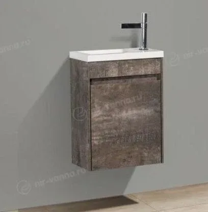 Тумба с раковиной BelBagno Пьетра (Pietra) Мини (Mini) 46 правая камень