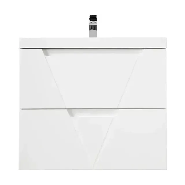 Тумба с раковиной BelBagno Виттория (Vittoria) 70 белый матовый (с белой раковиной)