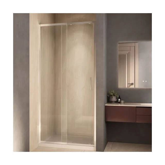 Душевая дверь Vincea Рапид-Н (Rapid-N) VDS-3RN10/11CL 110x195 стекло прозрачное 6 мм профиль хром
