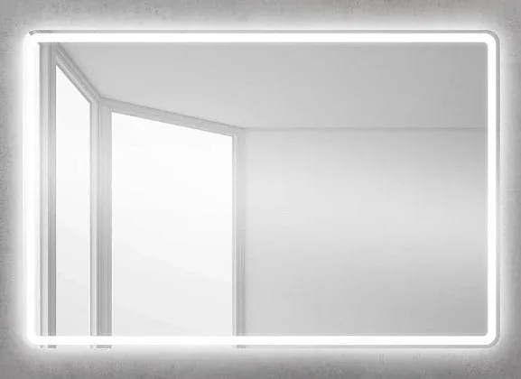 Зеркало BelBagno SPC-MAR-1000-600-LED-BTN 100*60 с ЛЕД подсветкой кнопочный выключатель