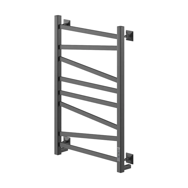 Полотенцесушитель электрический Veconi Barro-C 50/80, черный (B8050B-C)
