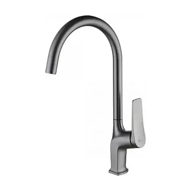 Смеситель Lemark Bronx LM3705GM для кухни графит