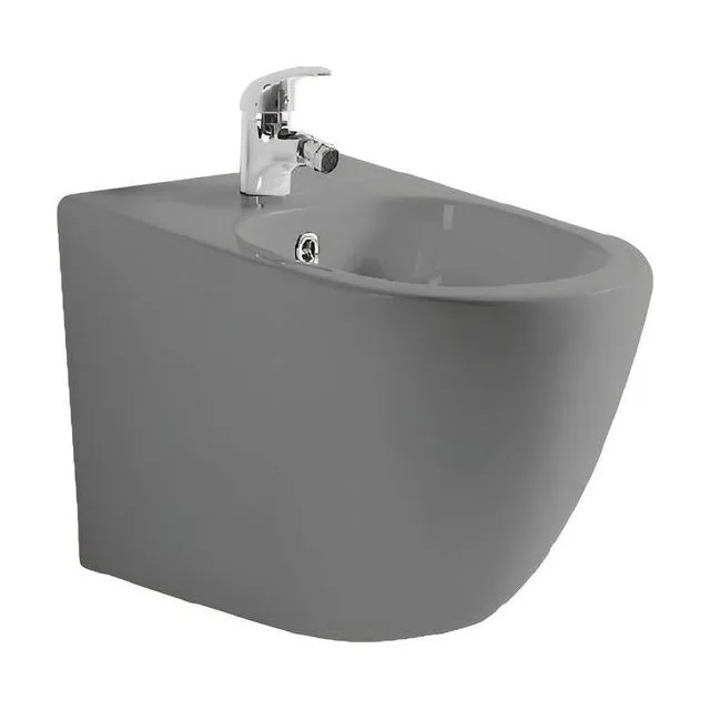 Биде подвесное Aquatek ЕВРОПА AQ1016-MG 510*355*310, цвет серый матовый