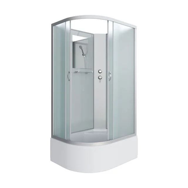 Душевая кабина Niagara Classic NG-2310-14RBK (120х80х200) высокий поддон(40см),стекло матовое