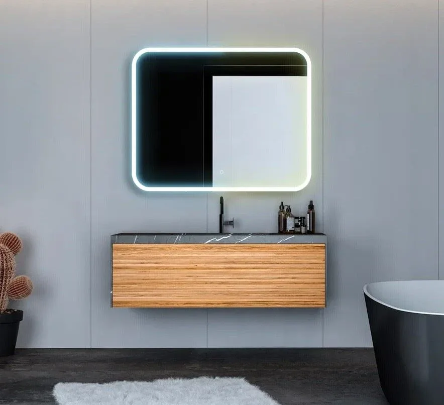 Зеркало Silver Mirrors Стив-ТХ 100*80 с Led-подсветкой сенсорный выключатель